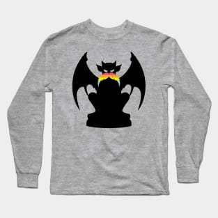 Diversity Mustache Gargoyle Long Sleeve T-Shirt